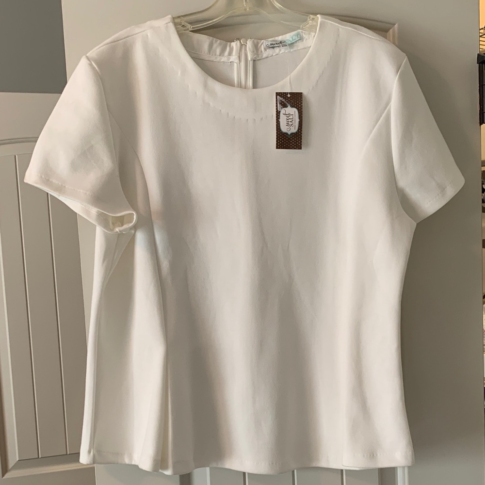 Chic White Women's Blouse